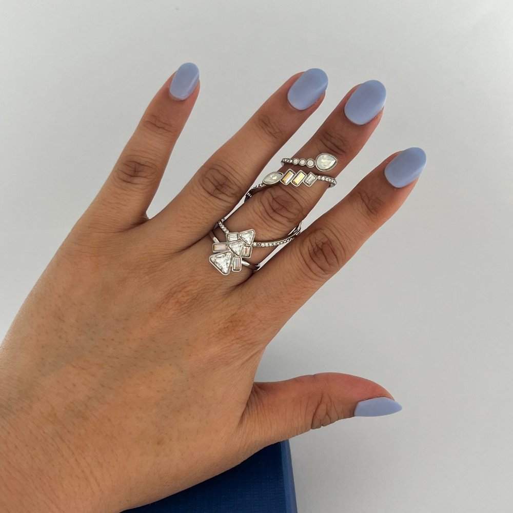 SWAROVSKI Crystal Festivity Long Ring (Size 55, US 6.75) - Picture 7 of 14